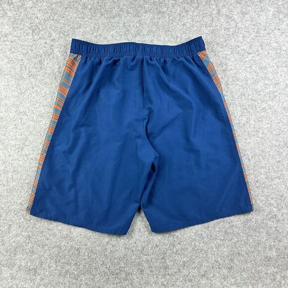 Adidas Board Shorts Mens Medium Blue Orange Mesh Lined Swim Trunks Beach Surf - Picture 9 of 13